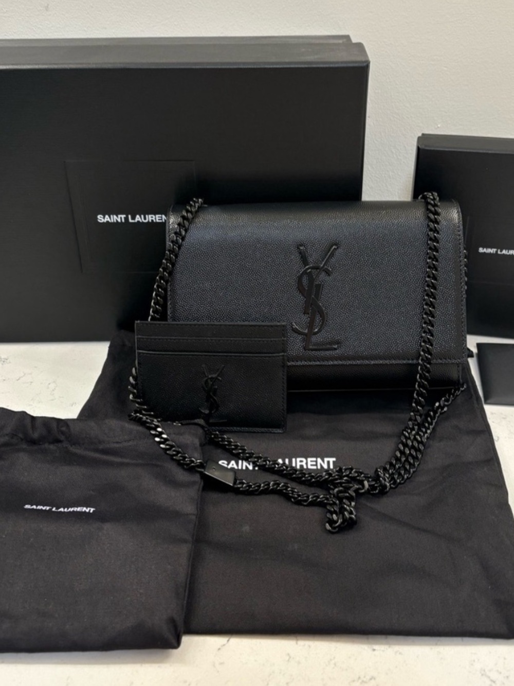 YSL Kate Black Crossbody handbag